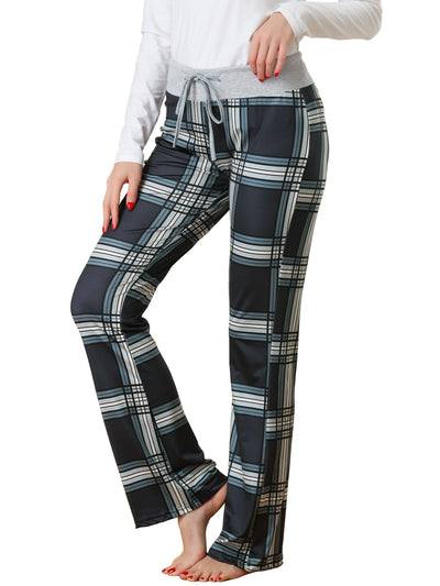 Womens Sleepwear Pajamas Yoga Casual Trousers Wide Leg Lounge Pants