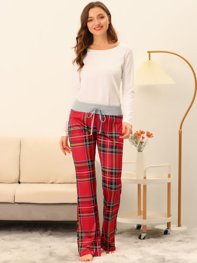 Womens Sleepwear Pajamas Yoga Casual Trousers Wide Leg Lounge Pants