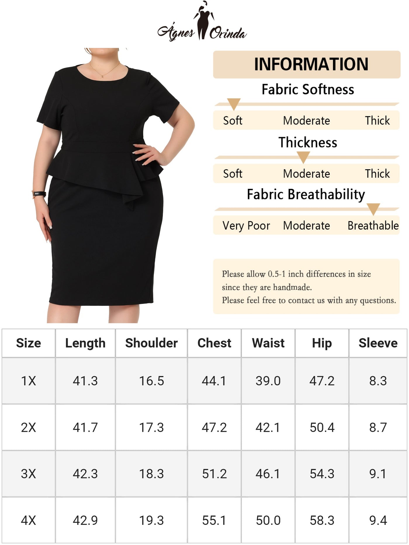 Bublédon H Line Knit Round Neck Short Sleeve Sheath Dress