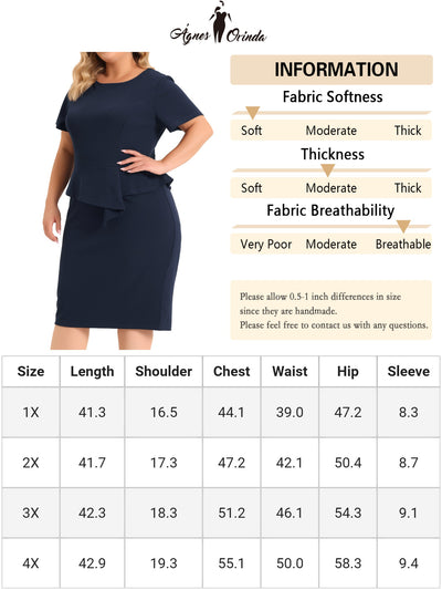 H Line Knit Round Neck Short Sleeve Sheath Dress