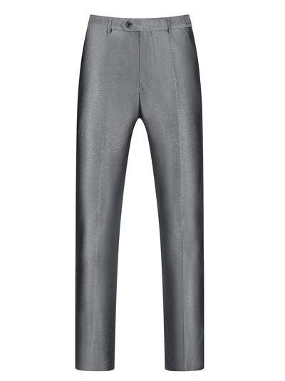 Dress Pants for Men's Classic Fit Solid Stretch Flat Front Work Business Trousers