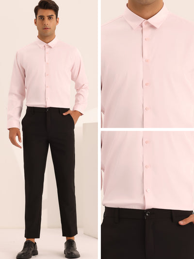 Long Sleeves Button Down Business Prom Shirts