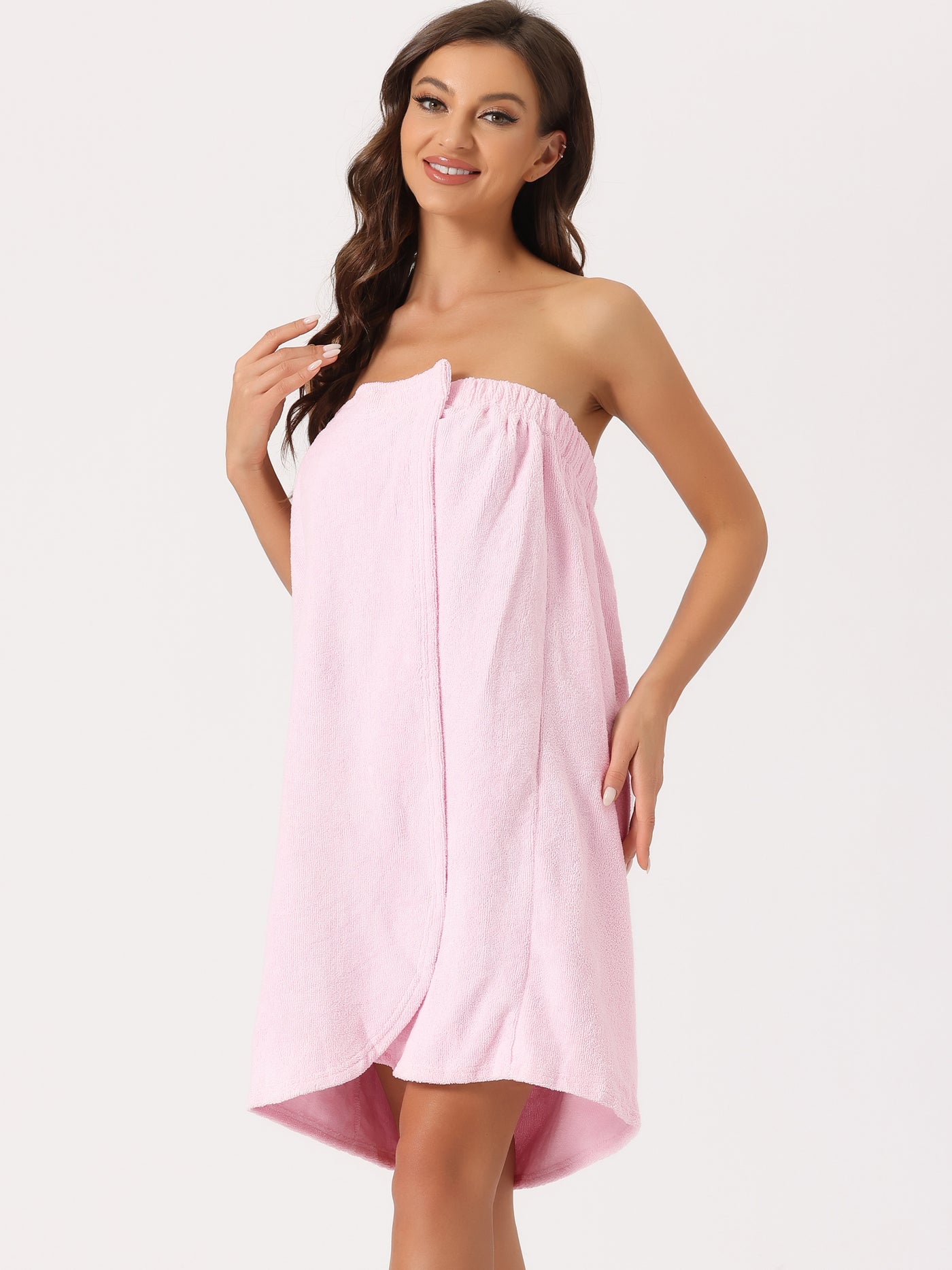 Bublédon Womens Towel Wrap Robe Bathrobe Spa Towels with Shower Cap for Bath Gym