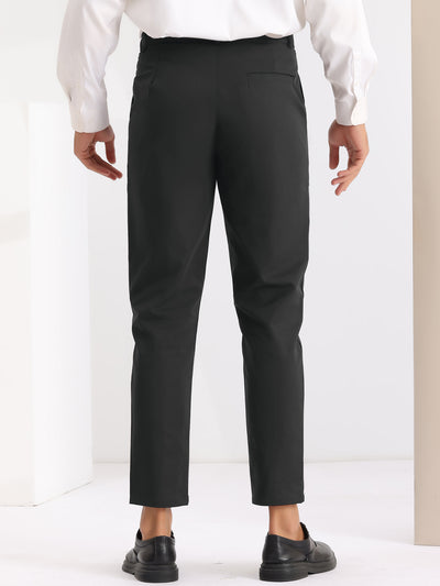 Slim Fit Flat Front Work Office Tapered Chino Dress Pants