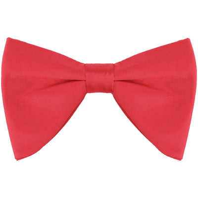 Men's Solid Color Satin Large Bow Tie for Formal Tuxedo 1 Pcs