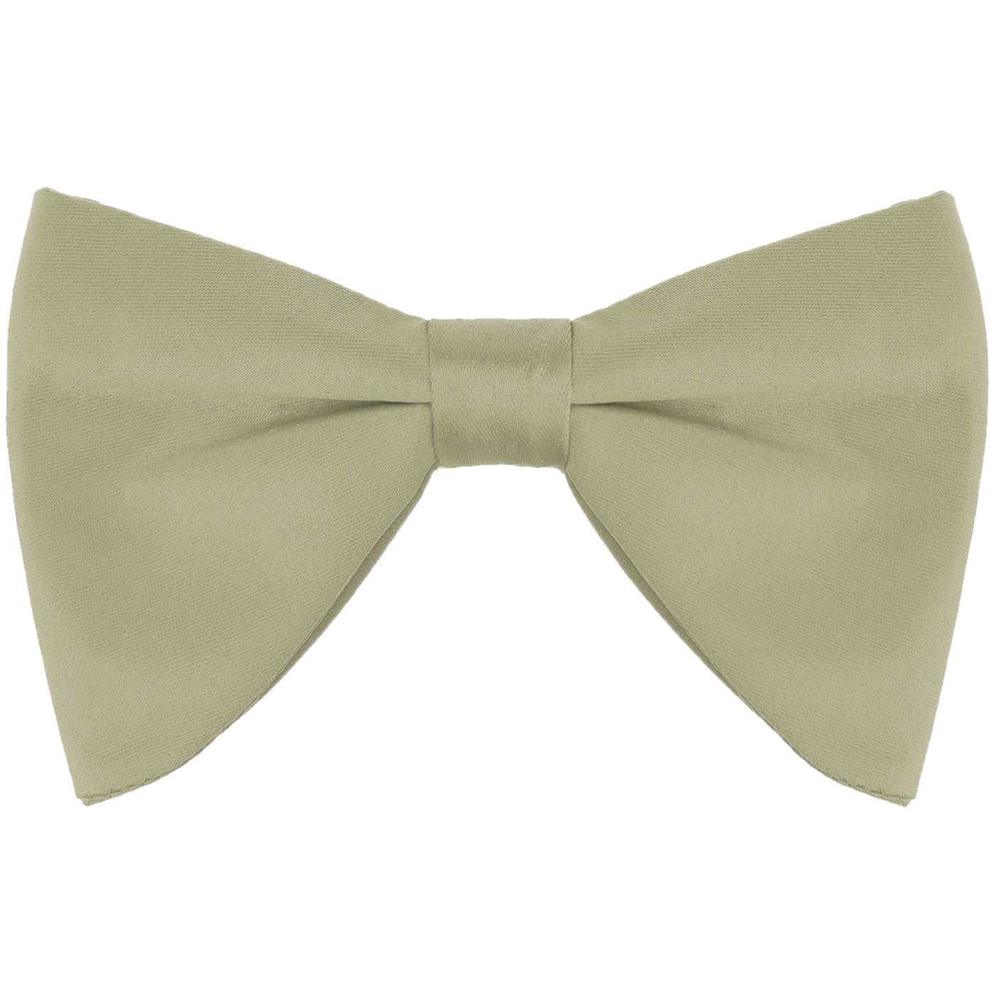 Bublédon Men's Solid Color Satin Large Bow Tie for Formal Tuxedo 1 Pcs