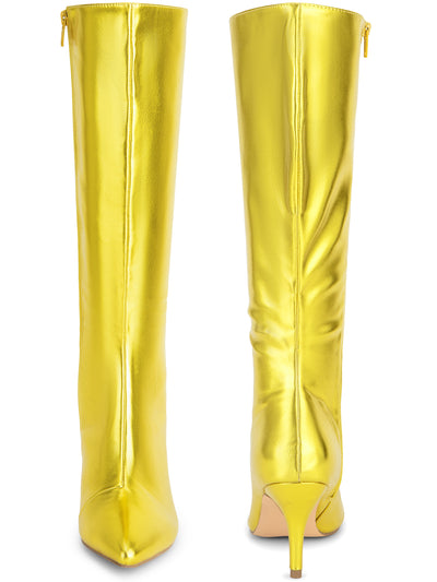 Pointed Toe Stiletto Heels Knee High Boots for Women