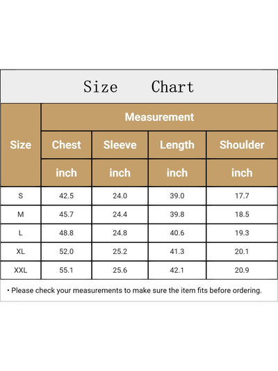 Winter Coats for Men's Notched Collar Double Breasted Long Trench Coat