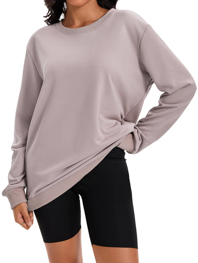 Onfers Womens Sweatshirt Crew Neck Long Sleeve Hoodie Oversized Pullover Tunic Tops Trendy