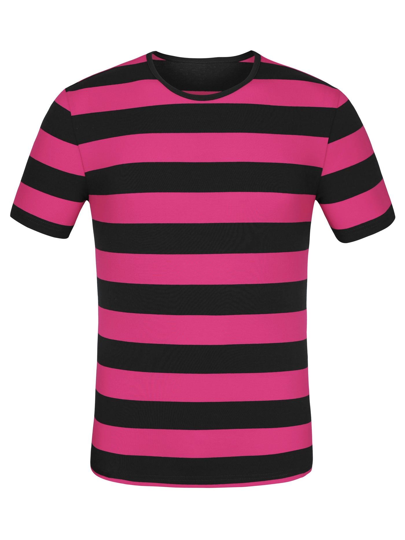 Bublédon Chic Striped Crewneck Short Sleeve Summer T-Shirts