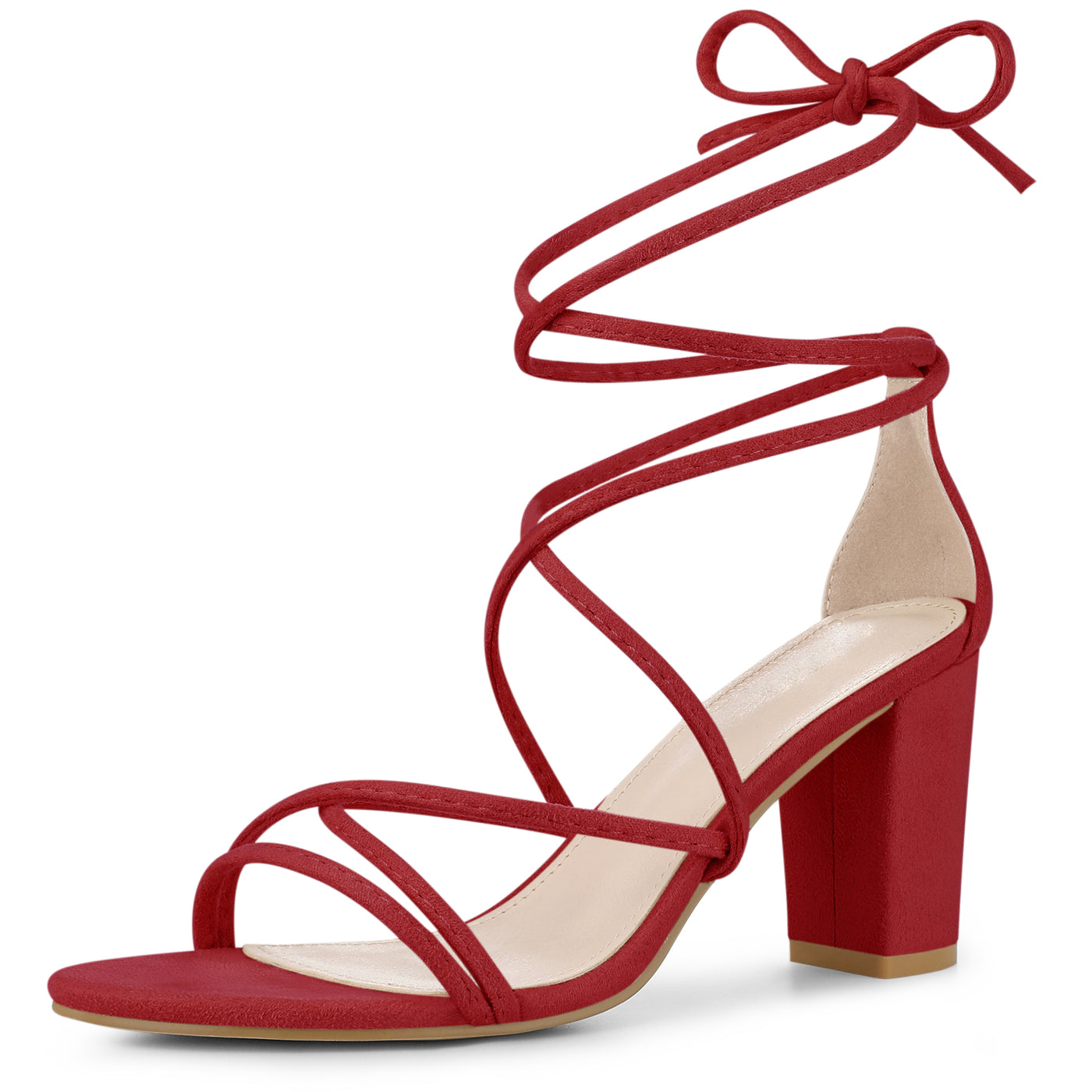 Lennox -Made to Order - Strappy Chunky Buckle Heel - Burju Shoes