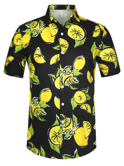 Casual Summer Printed Short Sleeve Beach Shirts