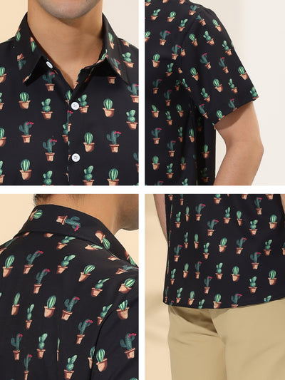 Casual Summer Printed Short Sleeve Beach Shirts