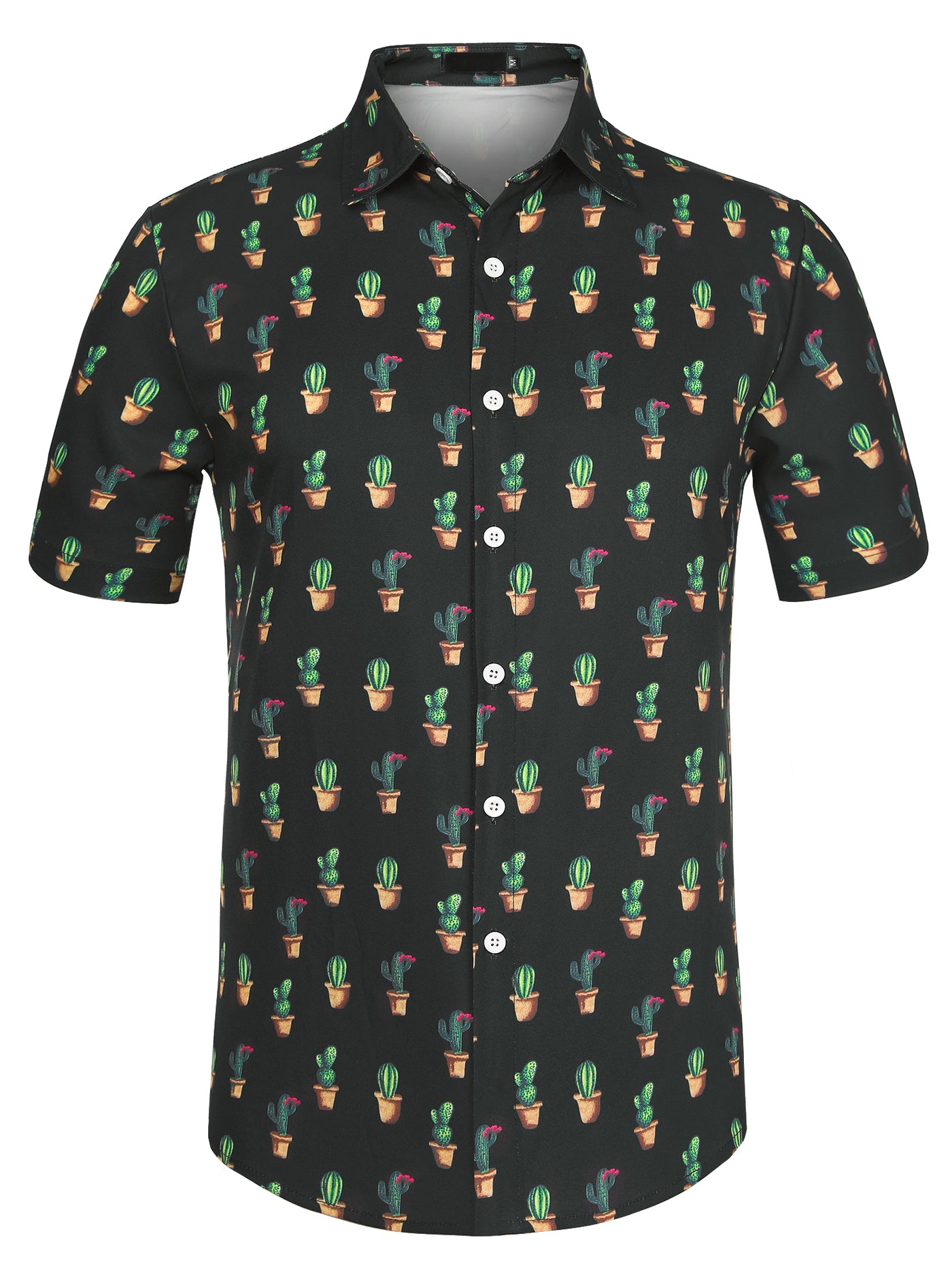 Bublédon Casual Summer Printed Short Sleeve Beach Shirts