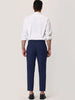 Flat Front Solid Color Crop Ankle-Length Dress Pants